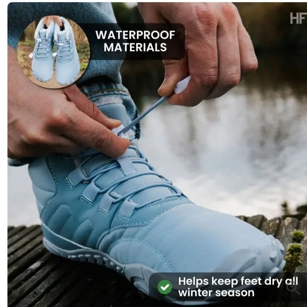 NWT HIKE FOOTWEAR Caspar Pro Water-Resistant‎ Barefoot Boot Blue Men 13 EU 46